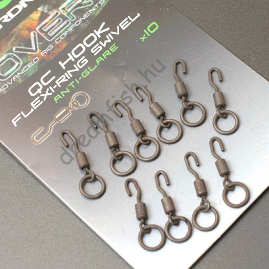 Gardner Covert QC Hook Flexi Ring Swivel / Horog gyorskapocs