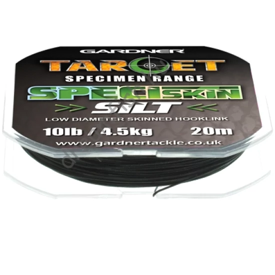 Gardner Target Speciskin - Silt 10lb / Bevonatos fonott előkezsinór