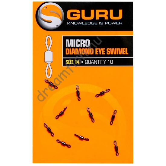 Guru Micro Diamond Eye Swivel - 14 / Mikro forgó