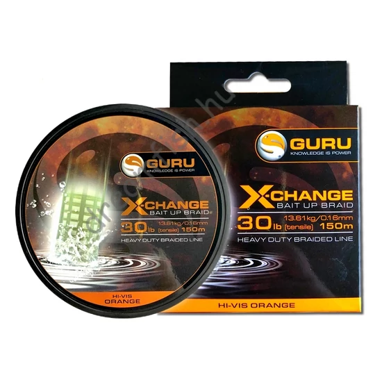 Guru X-Change Bait Up Braid 0.16 mm 150 m / Fonott zsinór