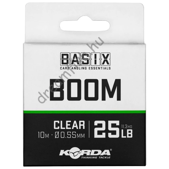 Korda Basix Boom Fluorocarbon - 25lb / Előkezsinór