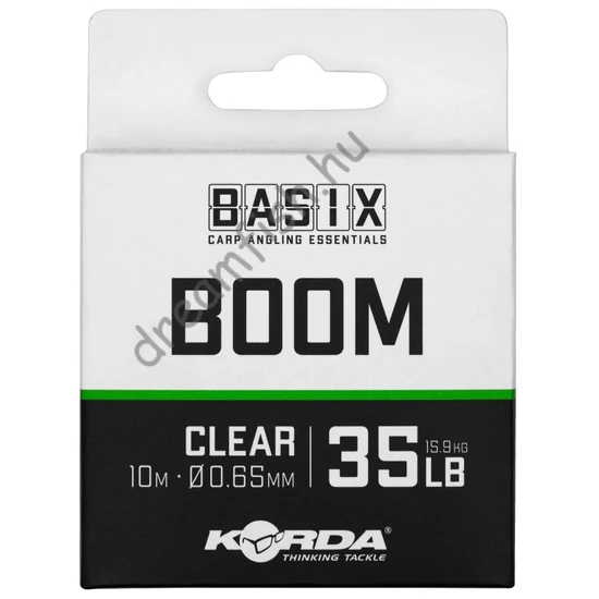 Korda Basix Boom Fluorocarbon - 35lb / Előke zsinór