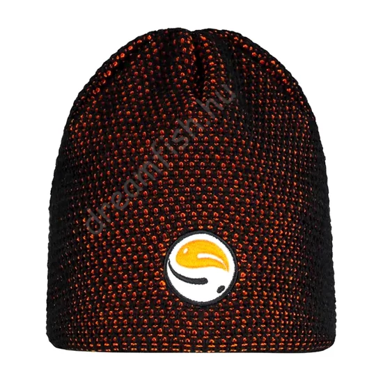 Guru Skull Cap Black - Orange / Téli kötött sapka