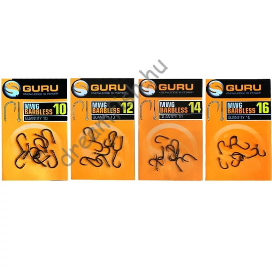 Guru MWG Hook Barbless Hook / Szakáll nélküli füles horog