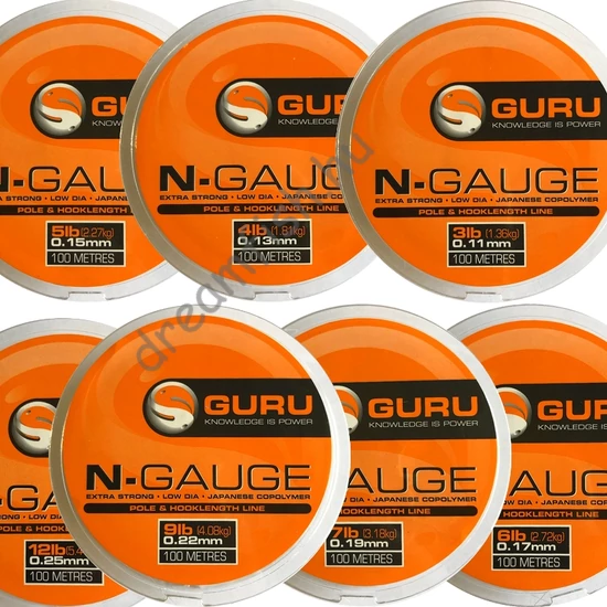 Guru N-Gauge Előkezsinór / 100m