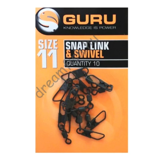 Guru Snap Link & Swivel Size - 11 / Forgókapocs