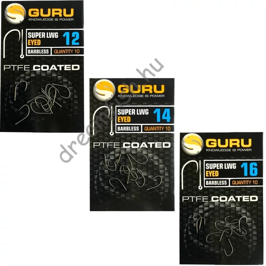 Guru Super LWG Barbless Eyed Hooks / Szakáll nélküli füles horog