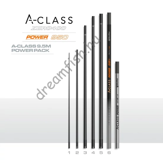 Guru A-CLASS Zero400 9.5m Pole Power Pack / Rakós bot