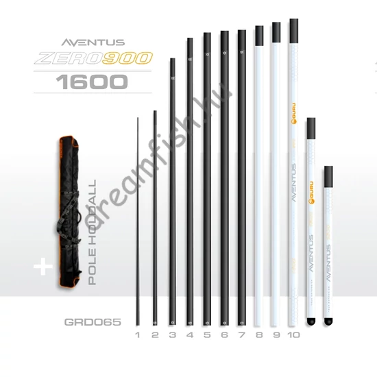Guru Pole Aventus Zero900 - 16m / Csúcs kategóriás rakós bot