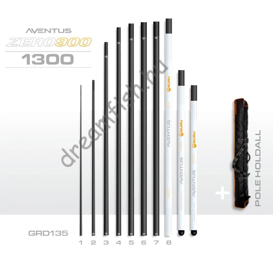 Guru Pole Aventus Zero900 - 13m / Csúcs kategóriás rakós bot