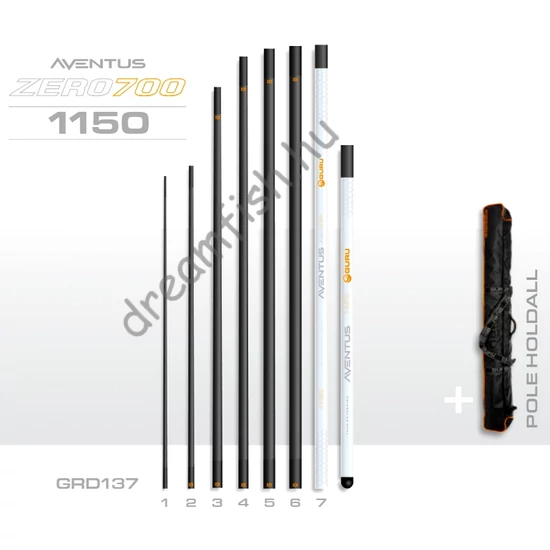 Guru Pole Aventus Zero700 - 11.5m / Csúcs kategóriás rakós bot