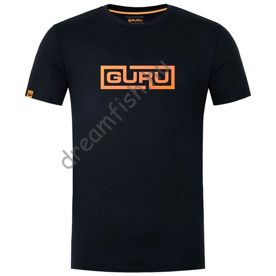 Guru Gradient Connect Tee Black / Fekete rövid ujjú póló