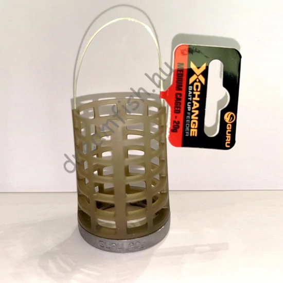 Guru Bait Up X-Change Feeder Caged - Medium 20g / Etetőkosár