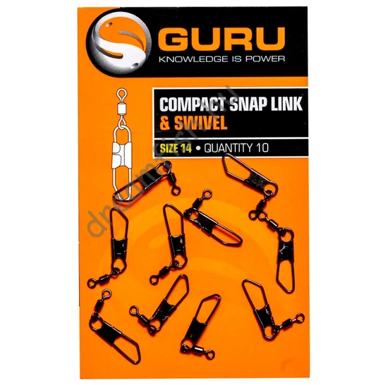 Guru Snap Link and Swivel Size - 14 / Forgókapocs