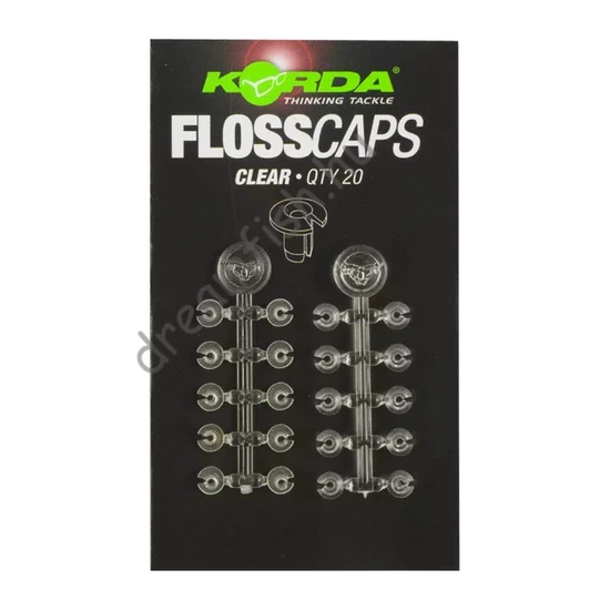 Korda Floss Caps Clear / Bojli stopper