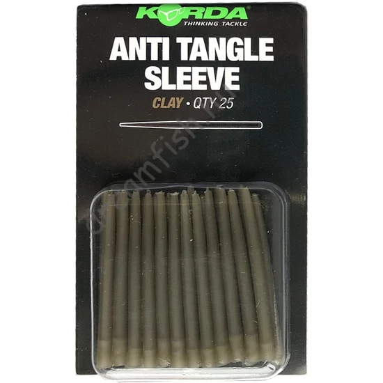 Korda Anti Tangle Hooklink Sleeves Clay / Gubancgátló hüvely