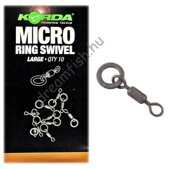 Korda Micro Ring Swivel - Large / Mikroforgó karikával