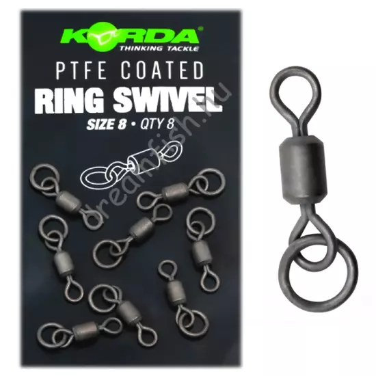 Korda PTFE Ring Swivel Size-8 / Gyűrűs forgó