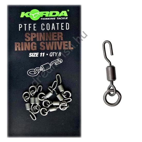 Korda PTFE Spinner Ring Swivel / Gyorskapcsos forgó karikával