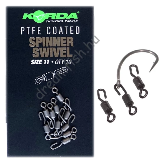 Korda PTFE Spinner Ring Swivel - 11 / Gyorskapcsos