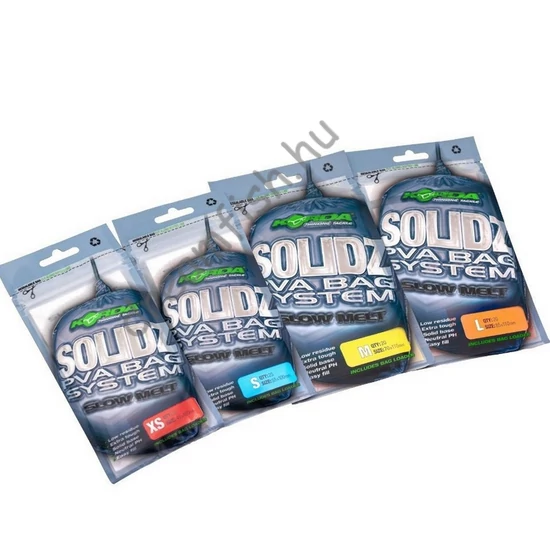Korda Solidz Slow Melt PVA Bags / Lassan olvadó PVA tasak