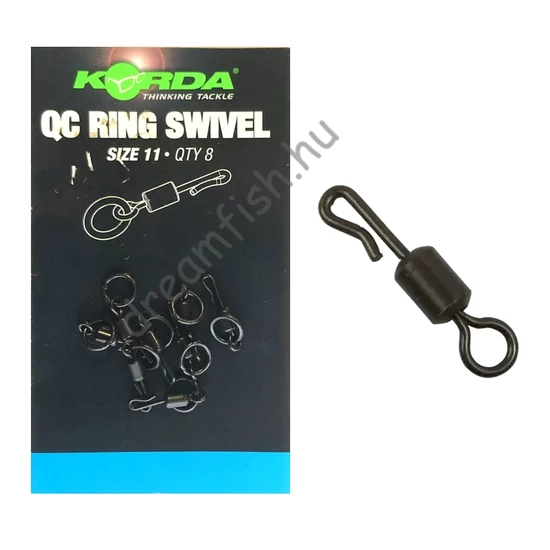 Korda QC Ring Swivel - 11 / Gyorskapocs