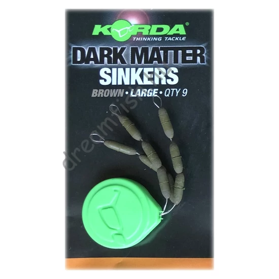 Korda Dark Matter Sinkers - Large Brown / Előkesúly