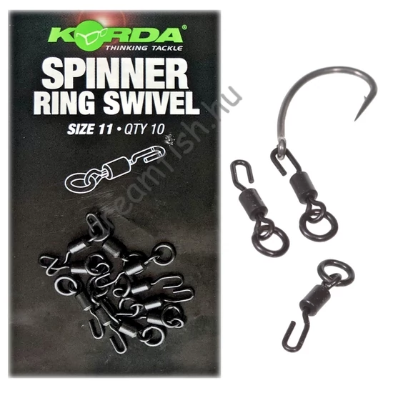 Korda Spinner Ring Swivel Size 11 / Speciális gyorskapocs