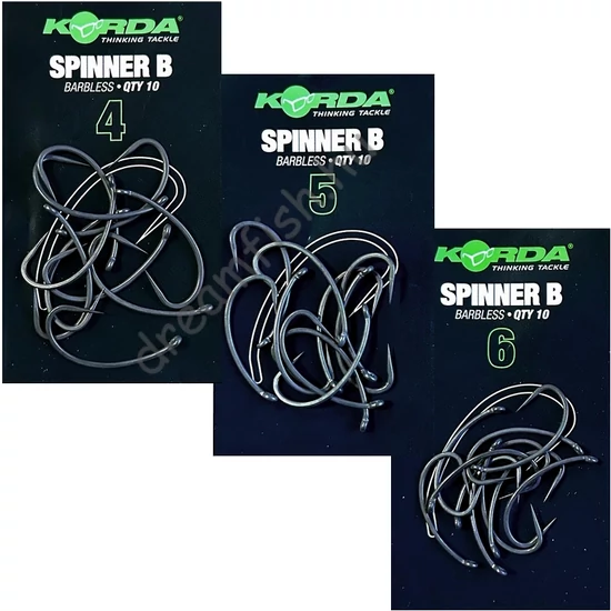 Korda Spinner Barbless / Horog Spinner szerelékhez