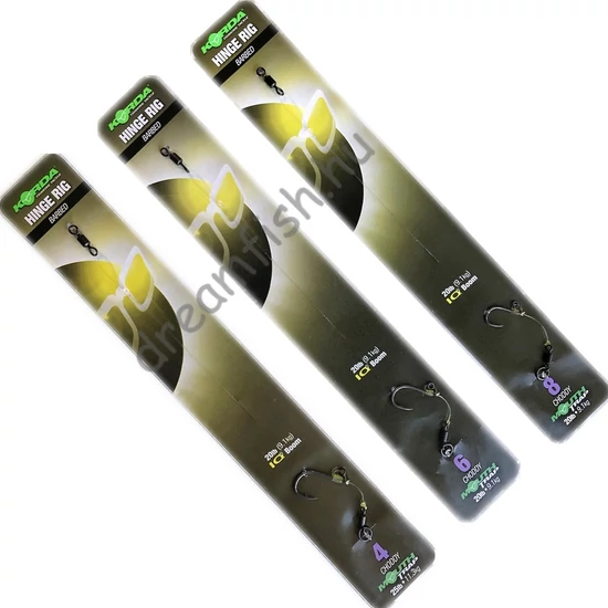 Korda Basix Braided Hooklink / Előkötött szakállas pontyozó horog