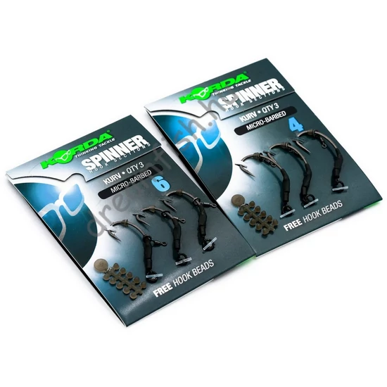Korda Spinner Hook Sections Kurv Shank Micro Barbed / Mikroszakállas horog
