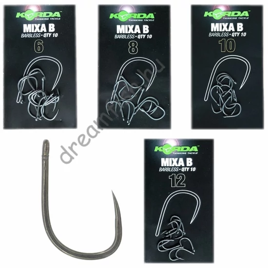 Korda Mixa Barbless / Szakáll nélküli horog