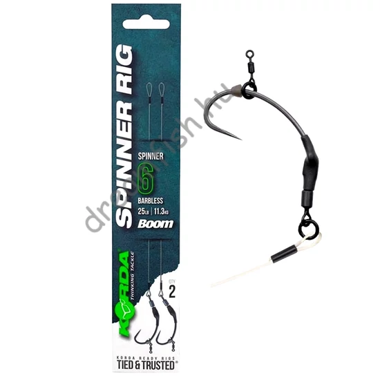 Korda Spinner Rig Spinner Barbless Size-6 25lb / Előkötött Bojlis Előke