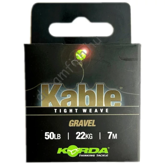 Korda Kable Tight Weave 7 m Gravel / Leadcore gubancgátló