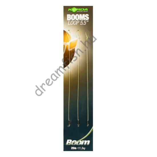 Korda Boom Loop 3db 7,5 inch - 19 cm / Fluorocarbon előke