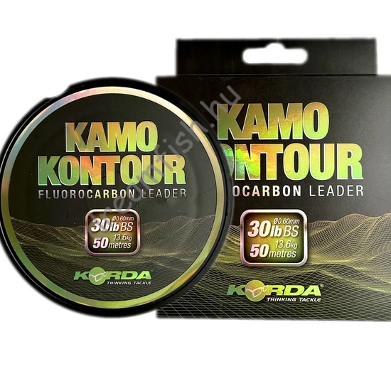 Korda Kamo Kontour 0.60mm / Ultimatív kopásálló fluorocarbon előtétzsinór