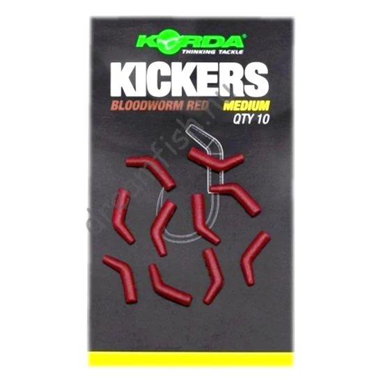Korda Kickers Medium Bloodworm Red / Horogbefordító