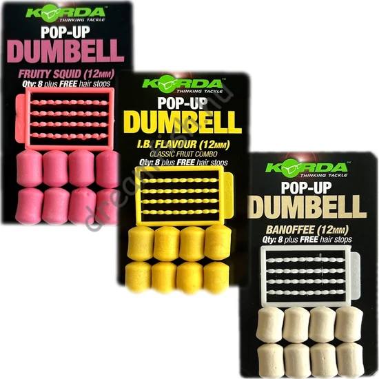 Korda Pop-up Dumbell - 12mm / Dumbell formájú csali imitáció