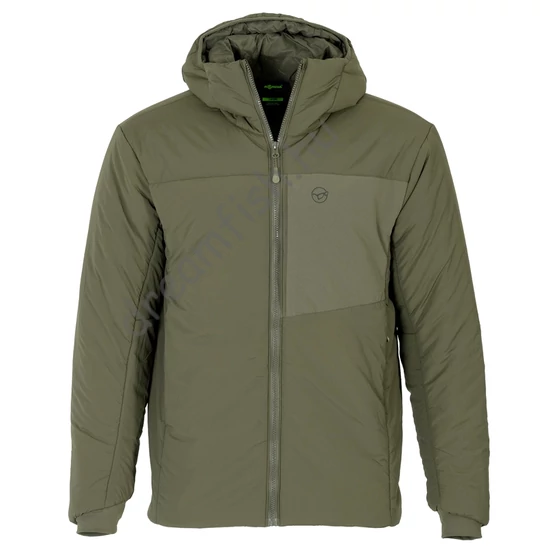 Korda Insulated Hooded Jacket - Dark Olive / Kapucnis Izolált Dzseki