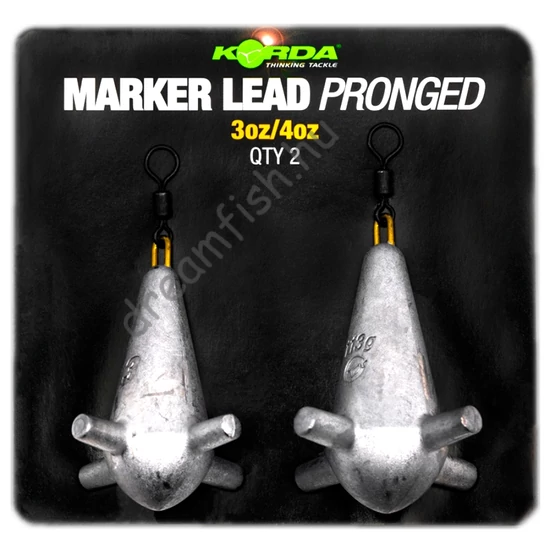 Korda Marker Lead Pronged 3-4oz (blistered) / Speciális marker ólom