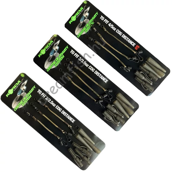 Korda COG Booms Distance Lead / Ólomklipsz