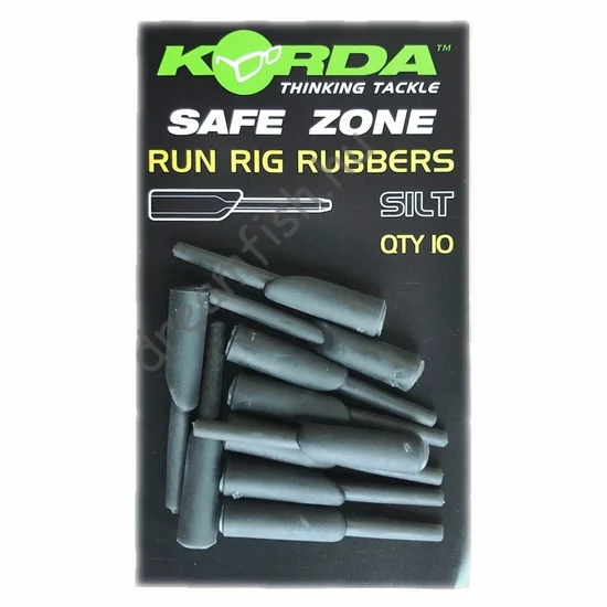 Korda Safe Zone Run Rig Rubbers - Silt / Gumiütköző