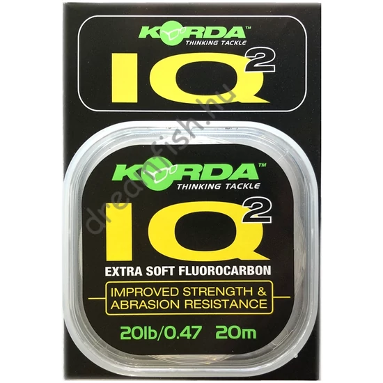 Korda IQ2 Extra Soft Fluorocarbon 20lb / Előkezsinór