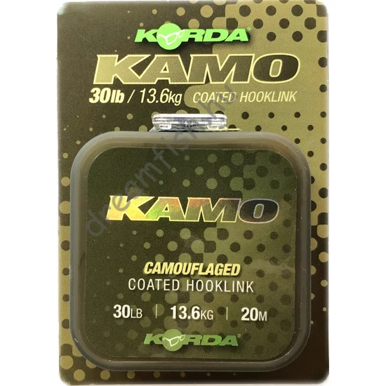 Korda Kamo Coated Hooklink 30lb 20m / Bevonatos előkezsinór