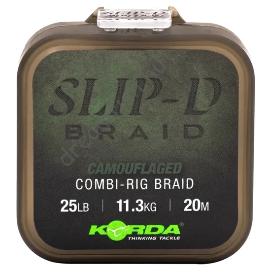 Korda Slip-D Braid 25lb - 20m / Merev fonott zsinór