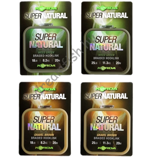 Korda Super Natural / Fonott előkezsinór