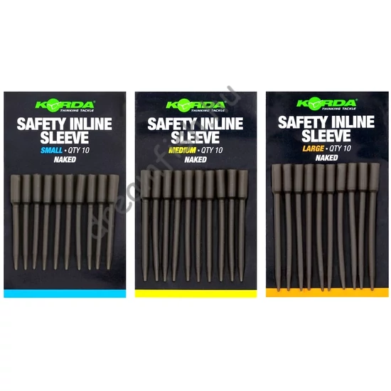 Korda Safety Inline Sleeve Naked / Betét csúszó ólomhoz