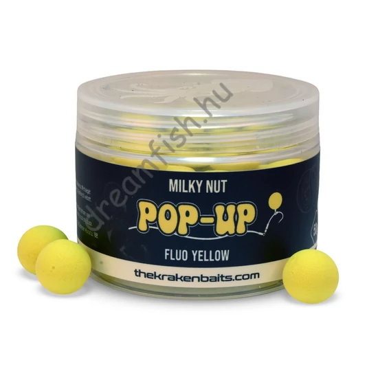 Kraken Baits Milky Nut Fluo Yellow / Pop-Ups
