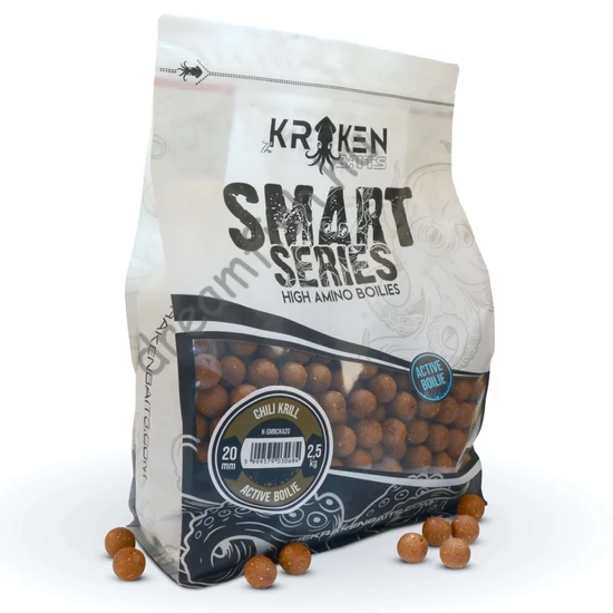 Kraken Baits Smart Series Chili Krill - 2,5 kg / Active Boilie