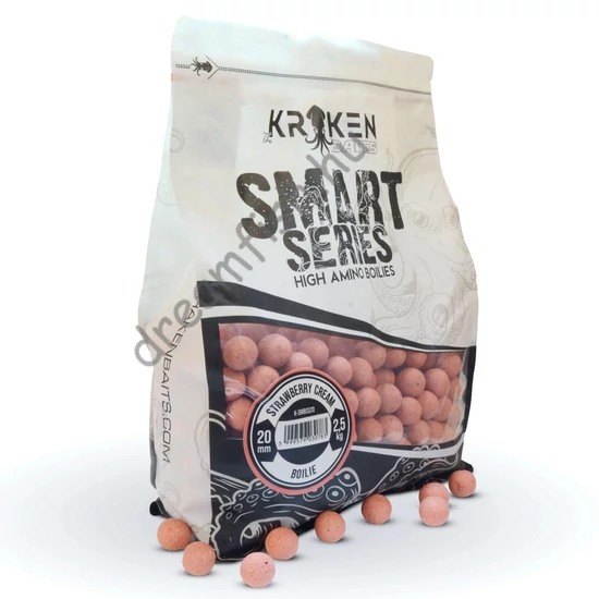 Kraken Baits Smart Series Strawberry Cream - 2,5 kg / Boilie